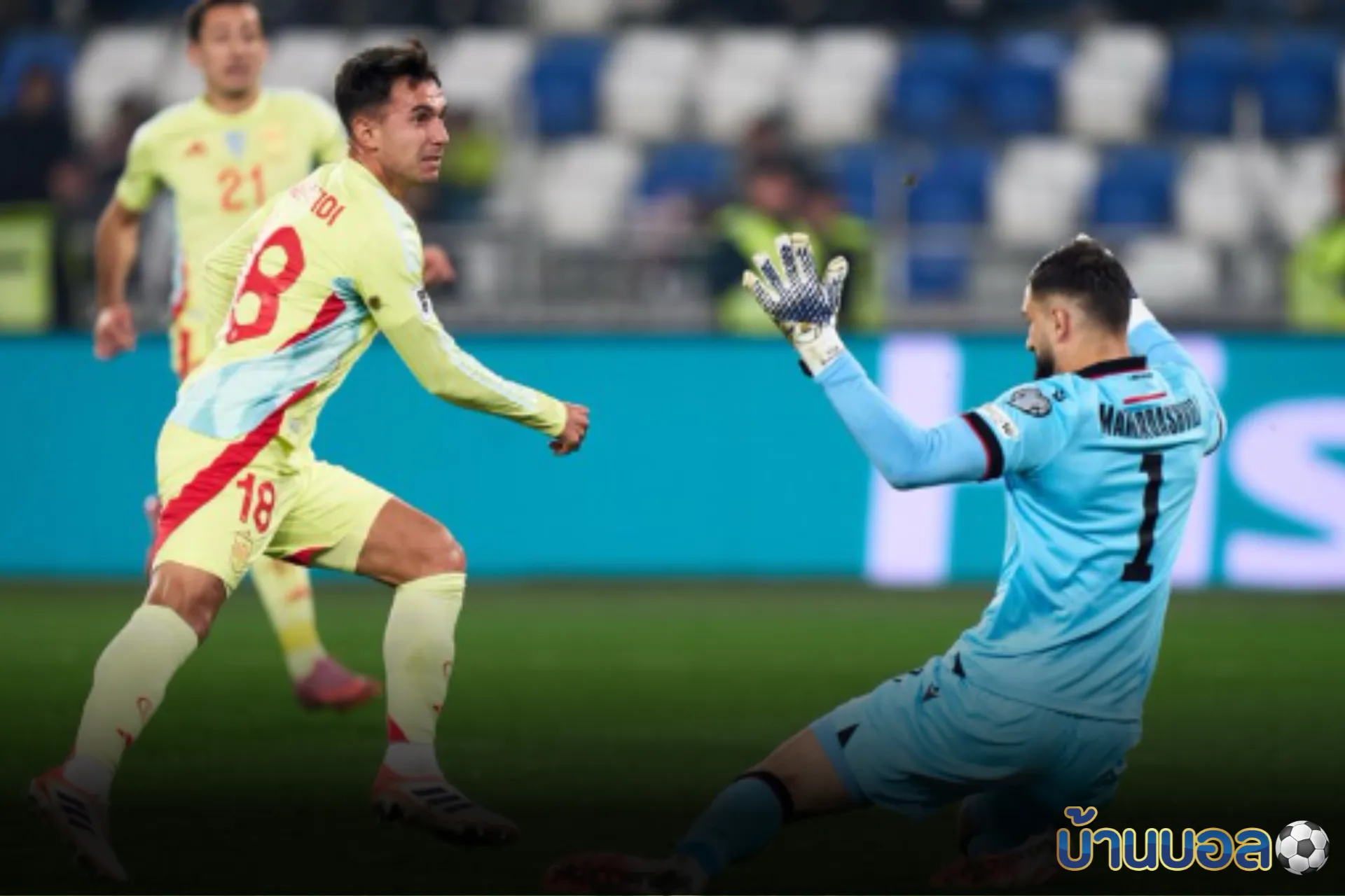 สเปนโชว์ฟอร์มโหด บุกถล่มจอร์เจีย 4-0 จ่อตั๋วเข้าเวิลด์คัพเต็มที