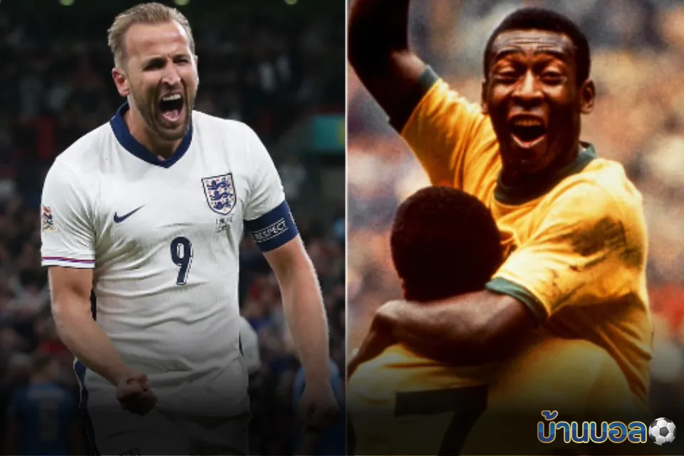 “Harry Kane” ทำลายสถิติยิงประตูทีมชาติของ Pele หลังยิงประตูที่ 77 และ 78 ให้กับทีมชาติอังกฤษ