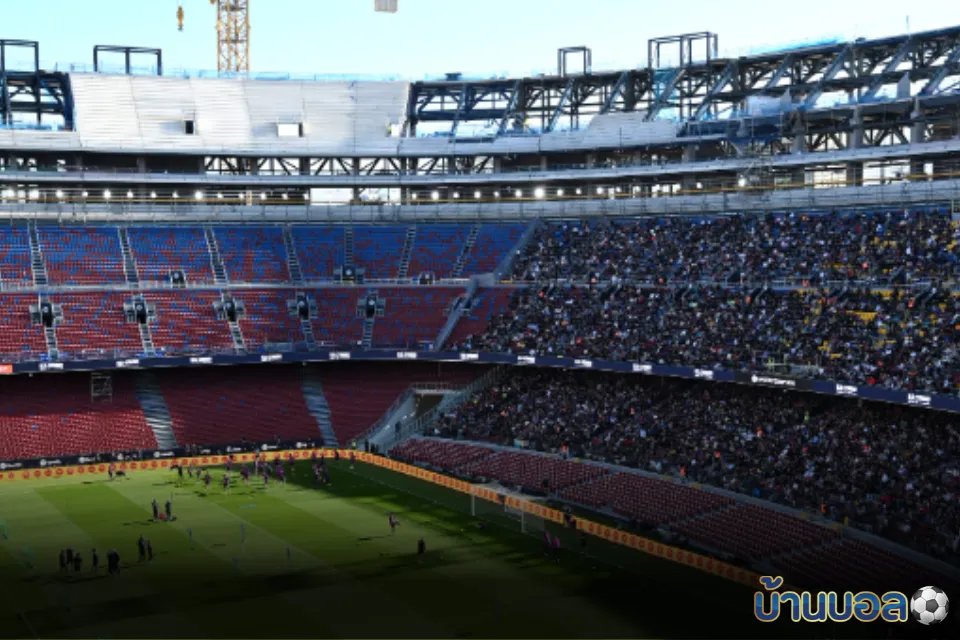 บาร์เซโลน่า เตรียมเพิ่มความจุสนามสปอติฟาย คัมป์นู เป็น 62,000 ที่นั่ง ช่วงต้นปี 2026