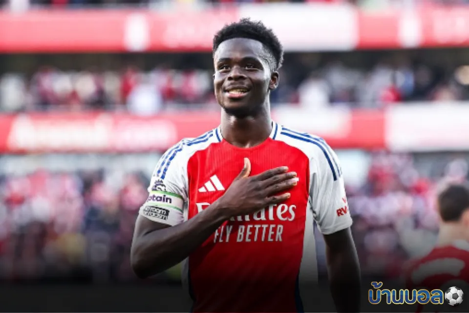 สื่อเผย บูคาโย่ ซาก้า ใกล้ต่อสัญญาระยะยาวกับ อาร์เซนอล