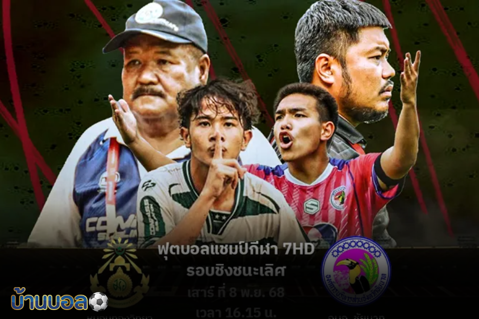 หมอนทองวิทยา ปะทะ อบจ.ชัยนาท รอบชิงชนะเลิศ “แชมป์กีฬา 7HD 2025”