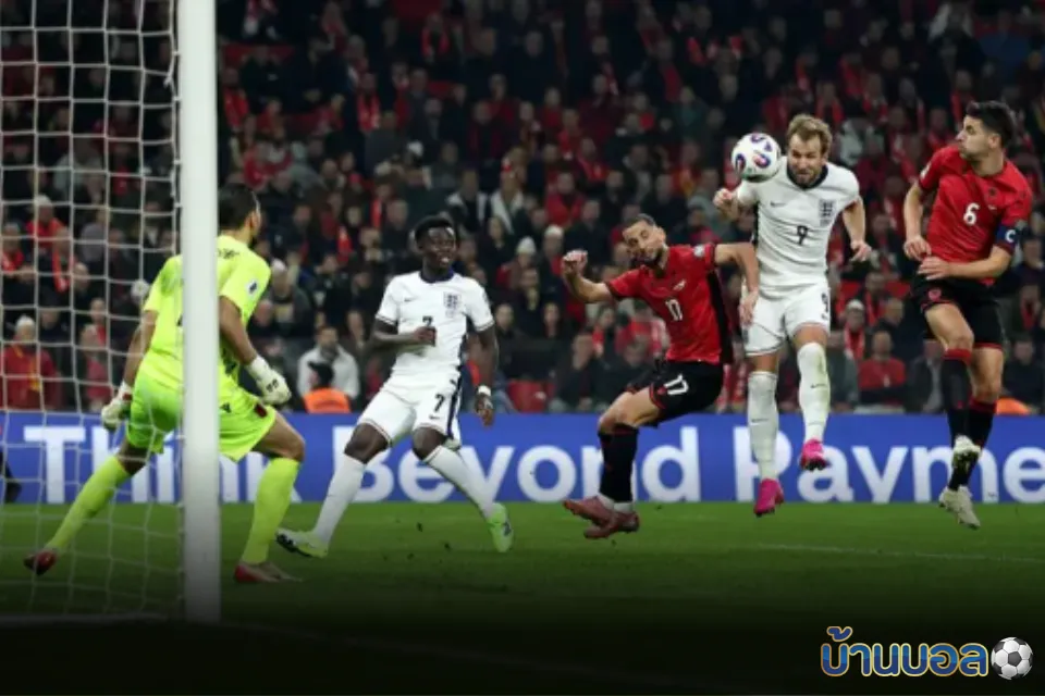 ทีมชาติอังกฤษปิดฉากรอบคัดเลือกอย่างสมบูรณ์แบบ บุกชนะแอลเบเนีย 2-0 คว้าชัยรวด 8 นัด