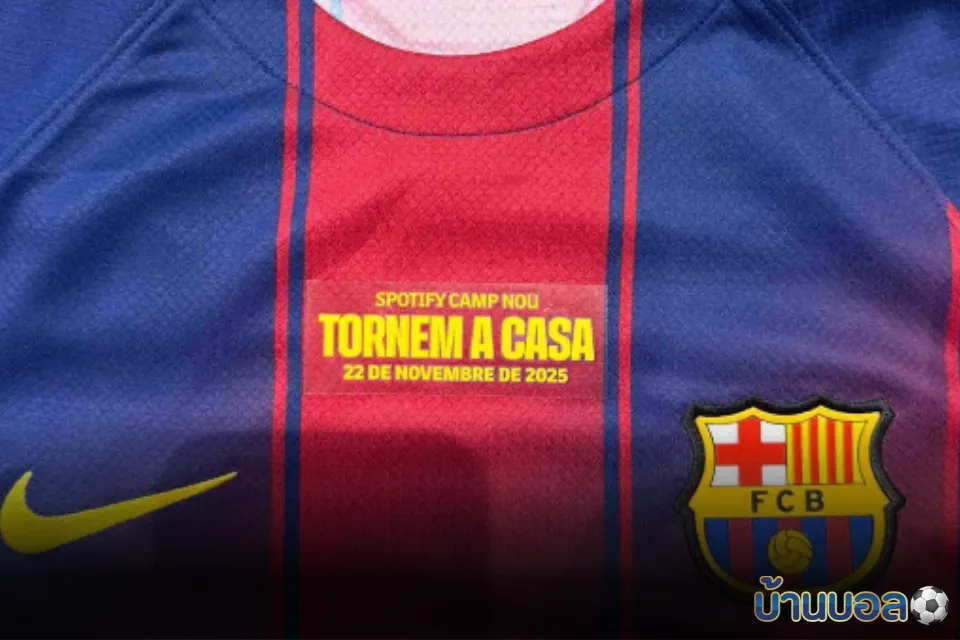 “Barcelona ยิงดวงกลับคัมป์นู — นำชุดพิเศษฉลองการกลับสู่บ้านหลังพักยาว”